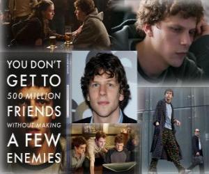 Puzzle de Jesse Eisenberg nominado a los Oscars 2011 como mejor actor por La red social o Red social