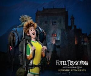 Puzzle de Jonathan, el joven viajero que llega hasta el Hotel