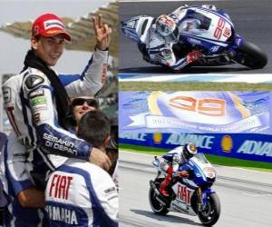 Puzzle de Jorge Lorenzo Campeón del Mundo de MotoGP 2010