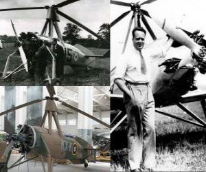 Puzzle de Juan de la Cierva y Codorníu (1895 - 1936) inventó el autogiro, aparato precursor del actual helicóptero.