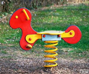 Puzzle de Juego de muelle