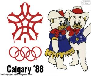 Puzzle de Juegos Olímpicos de Calgary 1988