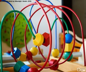 Puzzle de Juguete de madera y metal