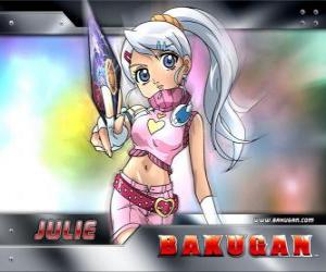 Puzzle de Julie es una chica de América del Norte muy valiente y atractiva 