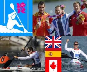 Puzzle de K1 200m masculino Londres12