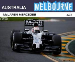 Puzzle de Kevin Magnussen - McLaren - Gran Premio de Australia 2014, 2º Clasificado