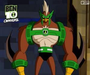 Puzzle de Kickin Hawk, Ben 10 Omniverse