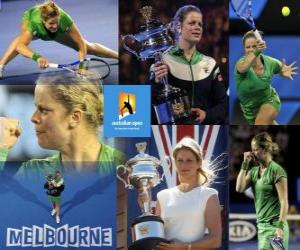 Puzzle de Kim Clijsters Campeona Open Australia 2011