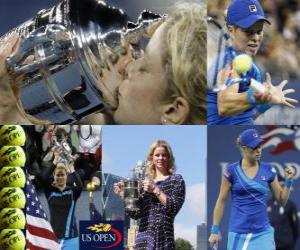 Puzzle de Kim Clijsters  Campeona US Open 2010