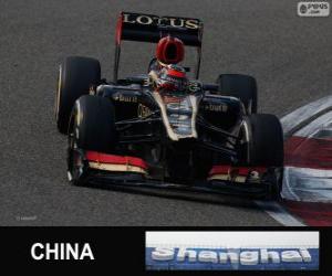 Puzzle de Kimi Raikkonen - Lotus - Gran Premio de la China 2013, 2º Clasificado