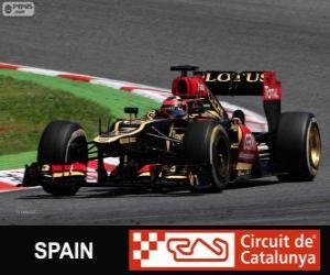 Puzzle de Kimi Raikkonen - Lotus - Gran Premio de España 2013, 2º Clasificado