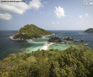 Puzzle de Koh Nang Yuan, Tailandia