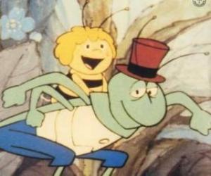 Puzzle de La abeja Maya y Flip