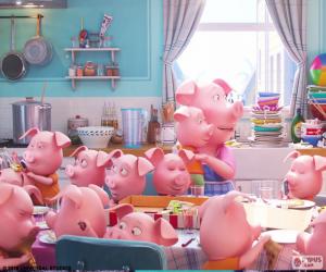 Puzzle de La cerda Rosita