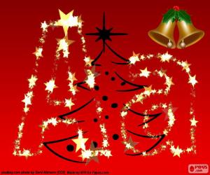 Puzzle de La letra A decorada