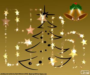 Puzzle de La letra H, Navidad