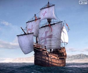 Puzzle de La nave Santa María