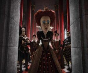 Puzzle de La Reina Roja (Helena Bonham Carter), es la tiránica monarca del Submundo.