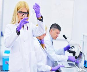 Puzzle de Laboratorio farmacéutico