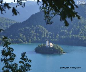 Puzzle de Lago de Bled, Eslovenia