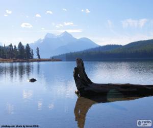 Puzzle de Lago Maligne, Canada