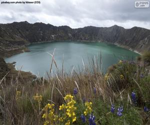 Puzzle de Laguna de Quilotoa, Ecuador