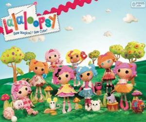 Puzzle de Lalaloopsy, las muñecas de trapo