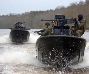 Puzzle de Lanchas militares