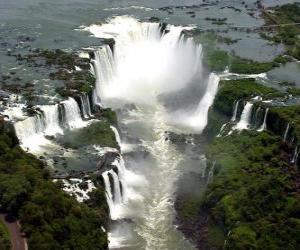 Puzzle de Las cataratas del Iguazú, Argentina y Brasil