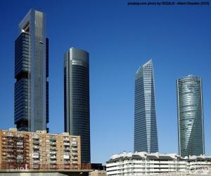 Puzzle de Las Cuatro Torres de Madrid