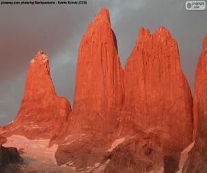 Puzzle de Las torres del Paine, Chile