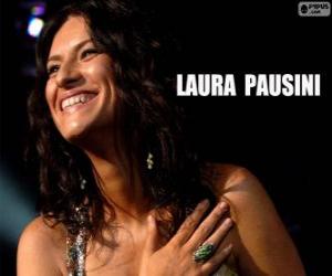 Puzzle de Laura Pausini, cantante italiana