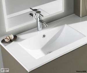 Puzzle de Lavabo de Porcelana