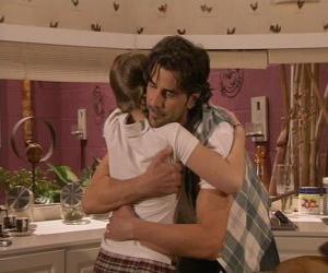 Puzzle de Leandro y Patito se dan uno de sus - abrazos de oso -