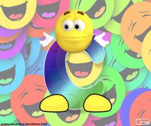 Puzzle de Letra C de smiley