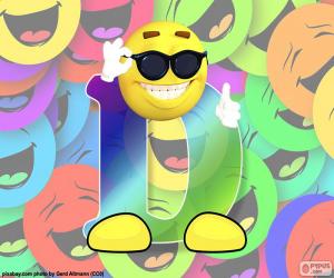 Puzzle de Letra D de smiley