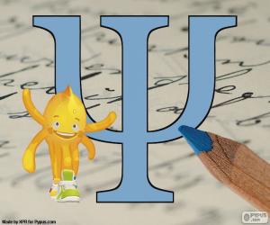 Puzzle de Letra griega Psi