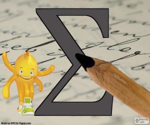 Puzzle de Letra griega Sigma