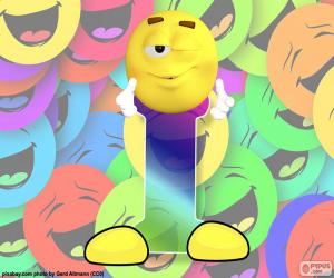 Puzzle de Letra I de smiley