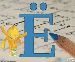 Puzzle de Letra rusa Ё