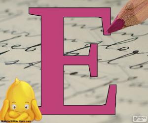 Puzzle de Letra rusa Е