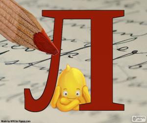 Puzzle de Letra rusa Л
