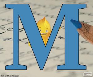 Puzzle de Letra rusa М