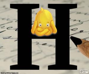 Puzzle de Letra rusa Н