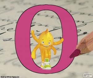 Puzzle de Letra rusa О