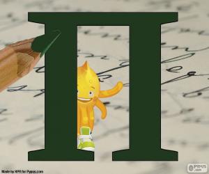 Puzzle de Letra rusa П