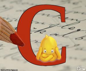 Puzzle de Letra rusa С