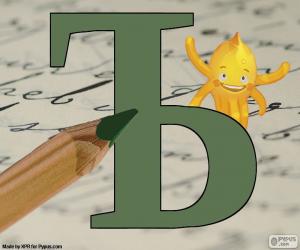 Puzzle de Letra rusa Ъ