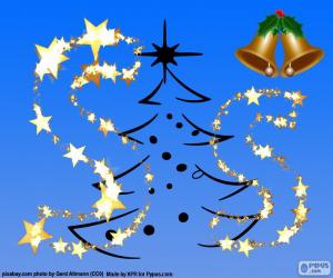 Puzzle de Letra S para Navidad