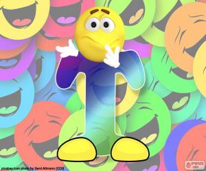 Puzzle de Letra T de smiley